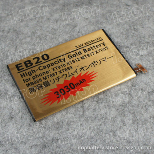 3030mAh for Motorola XT910 XT912 EB20 internal battery !long time lasting and best price~!